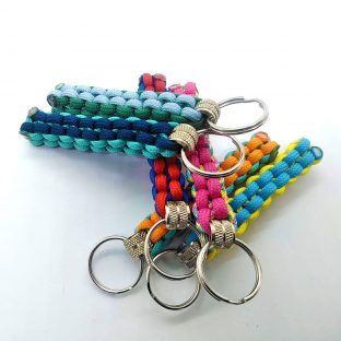 パラコードキーホルダーs（角型）～ネット限定色～