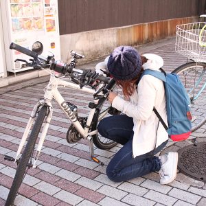 自転車修理1