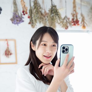 ひとりでスマホ