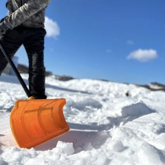 雪かきと自転車