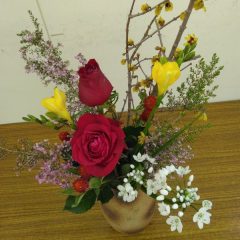 エリカの花：教会の生け花、懐メロ