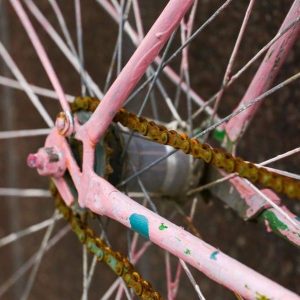 錆びたチェーン