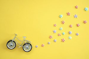 黄色自転車